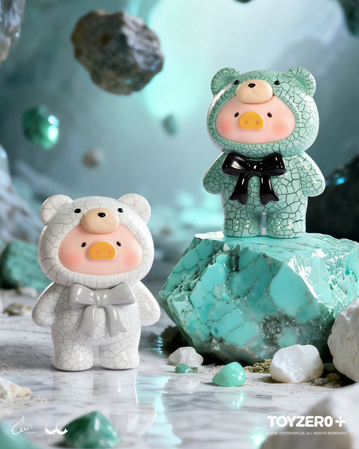 ToyZeroPlus x LuLu the Piggy The Canned Pig - Teddy Mini Ore Mining Series-Single Box (Random)-ToyZeroPlus-Ace Cards & Collectibles
