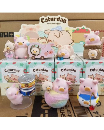 ToyZeroPlus x Lulu The Piggy Caturday Series-Display Box (8pcs)-ToyZeroPlus-Ace Cards & Collectibles