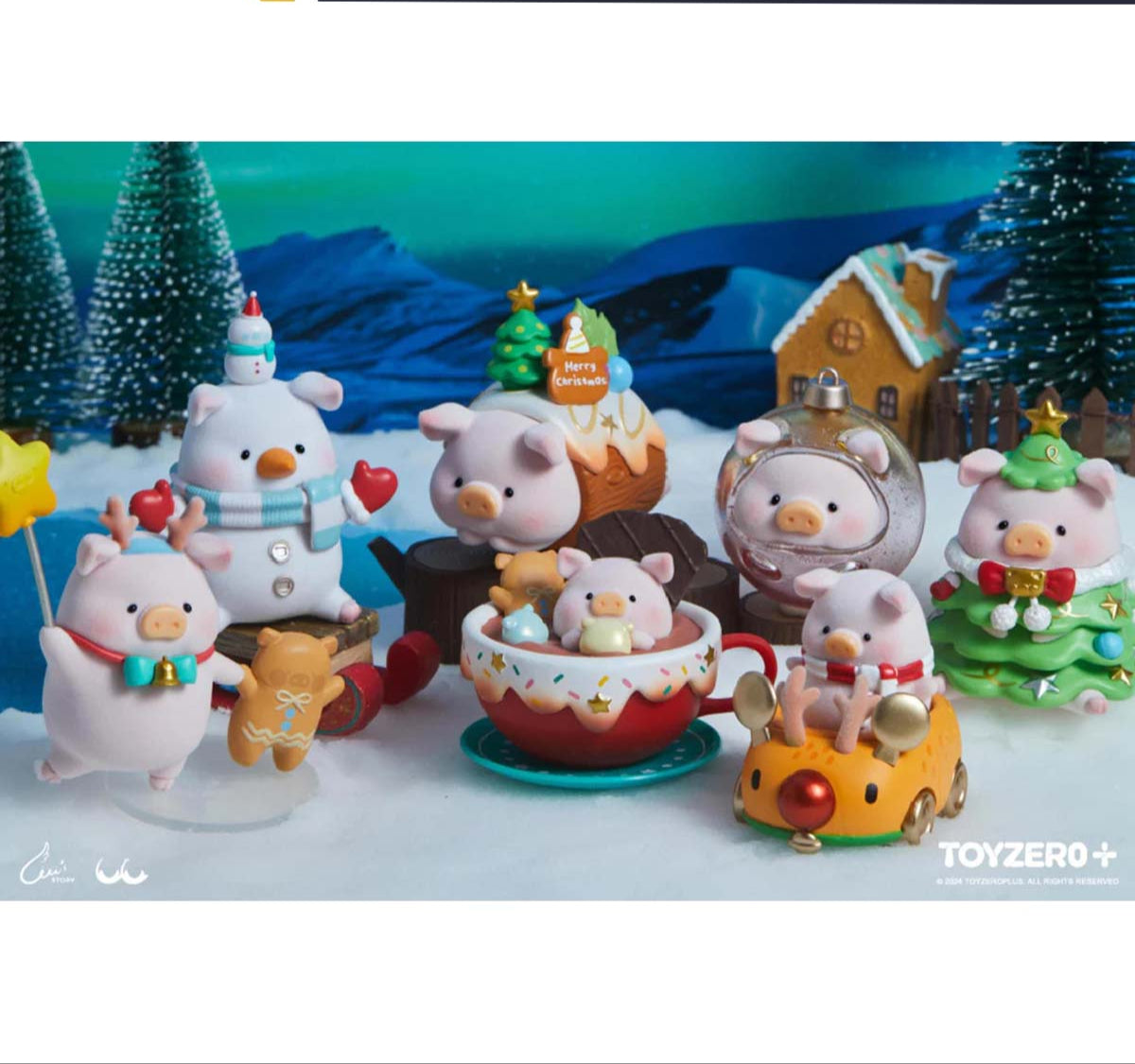 ToyZeroPlus x Lulu The Piggy Christmasland Series-Single Box (Random)-ToyZeroPlus-Ace Cards & Collectibles