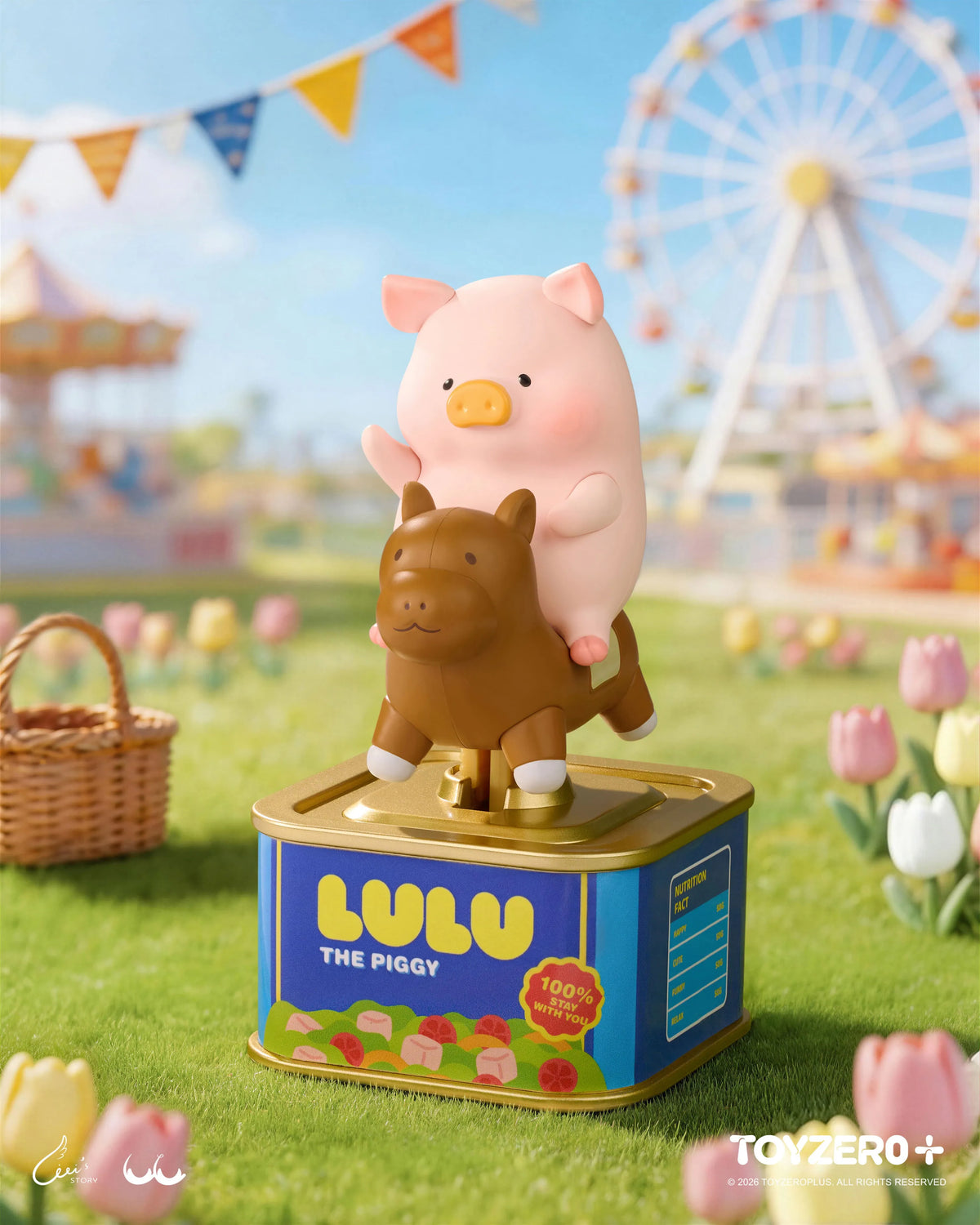 ToyZeroPlus x Lulu The Piggy "Holiday Series Solar Motion" Series Blind Box-Single Box (Random)-ToyZeroPlus-Ace Cards & Collectibles