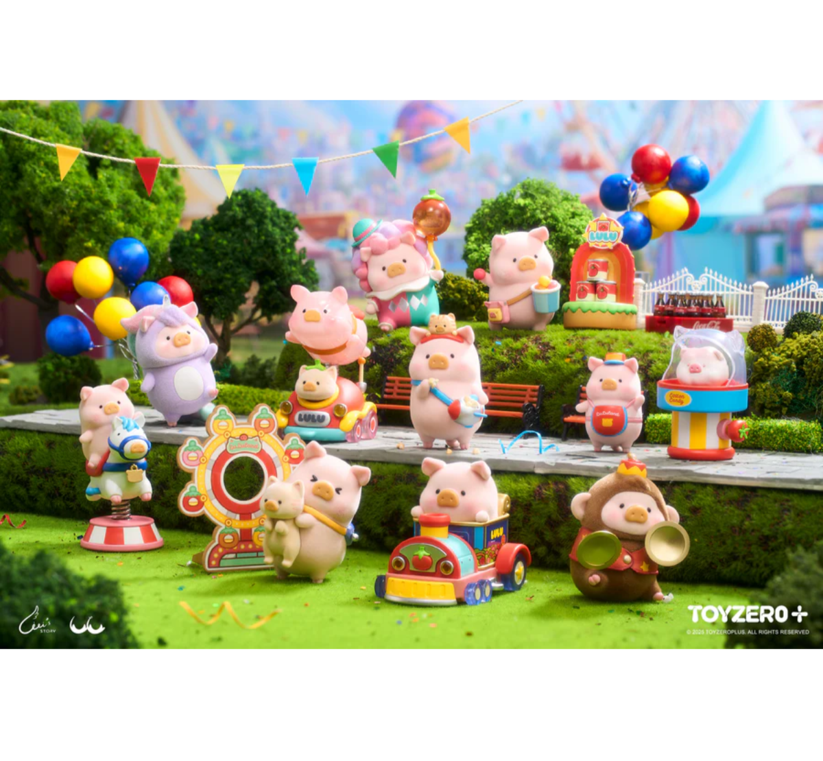 ToyZeroPlus x Lulu The Piggy "Lulu Land" Series-Display Box (8pcs)-ToyZeroPlus-Ace Cards & Collectibles