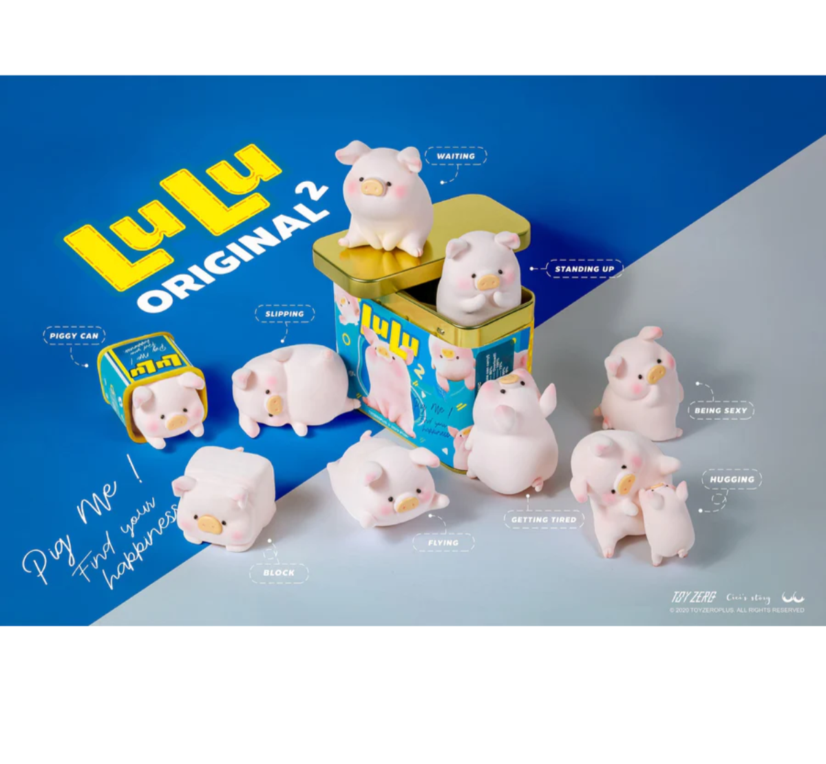 ToyZeroPlus x Lulu The Piggy Original 2nd Box Series-Single Box (Random)-ToyZeroPlus-Ace Cards & Collectibles