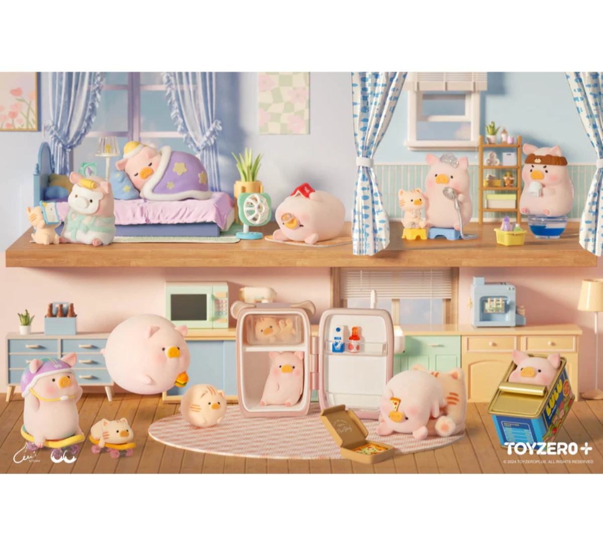 ToyZeroPlus x Lulu The Piggy Stay With You-Single Box (Random)-ToyZeroPlus-Ace Cards & Collectibles