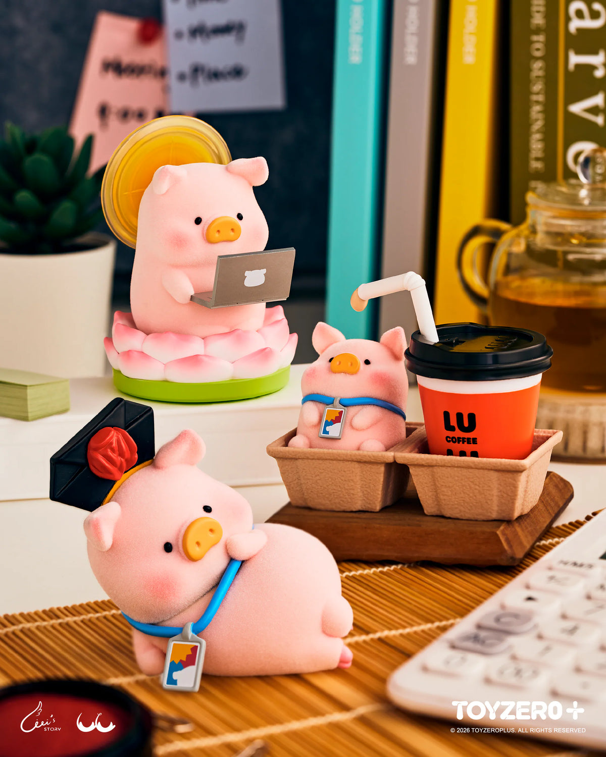 ToyZeroPlus x Lulu The Piggy "Working Life is Full of Trouble" Series-Single Box (Random)-ToyZeroPlus-Ace Cards & Collectibles