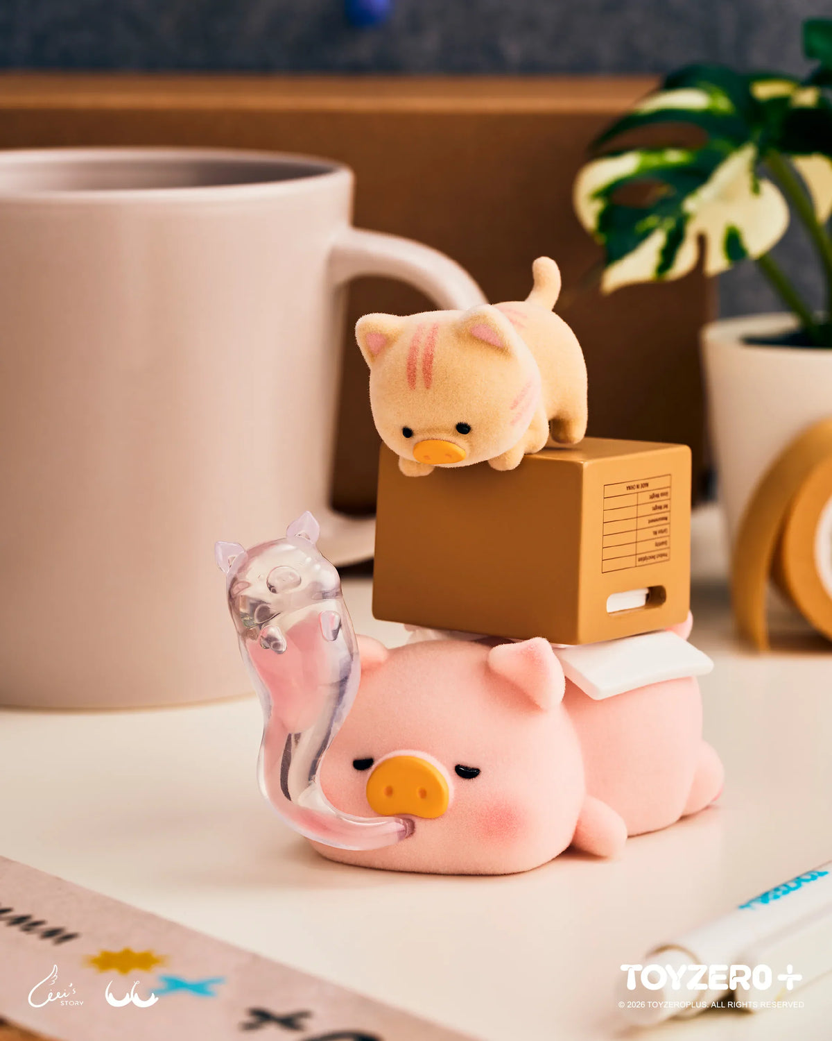 ToyZeroPlus x Lulu The Piggy "Working Life is Full of Trouble" Series-Single Box (Random)-ToyZeroPlus-Ace Cards & Collectibles