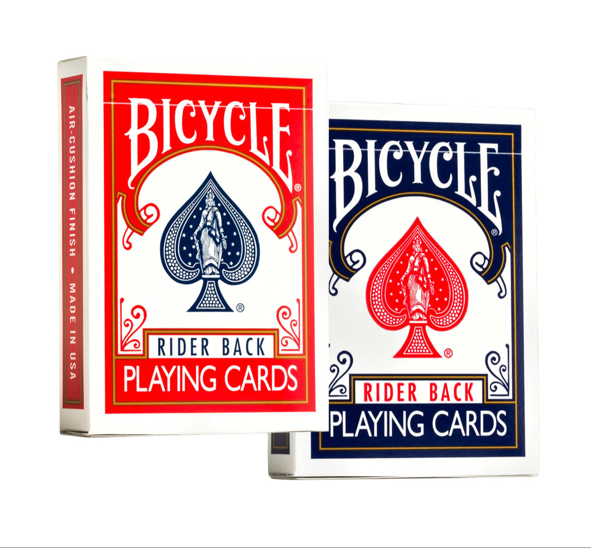 Bicycle Classic Standard Rider Back (Blue Seal Sticker)-Red-United States Playing Cards Company-Ace Cards & Collectibles