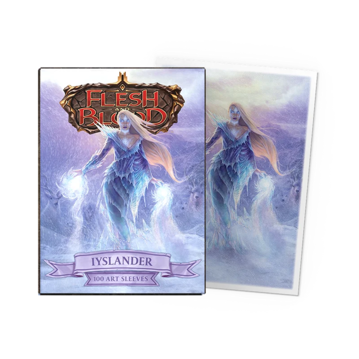 Dragon Shield Sleeves: Standard Matte Art Flesh and Blood - Iyslander Elemental Wizard
