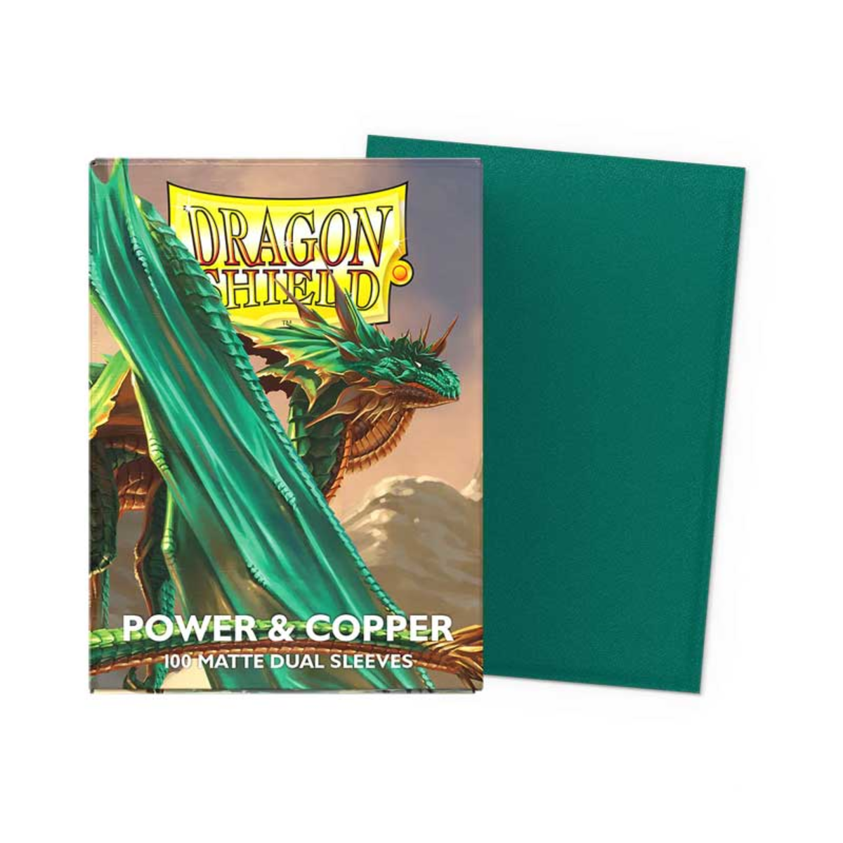 Dragon Shield Sleeve Matte Dual Standard Size 100pcs - Power & Copper