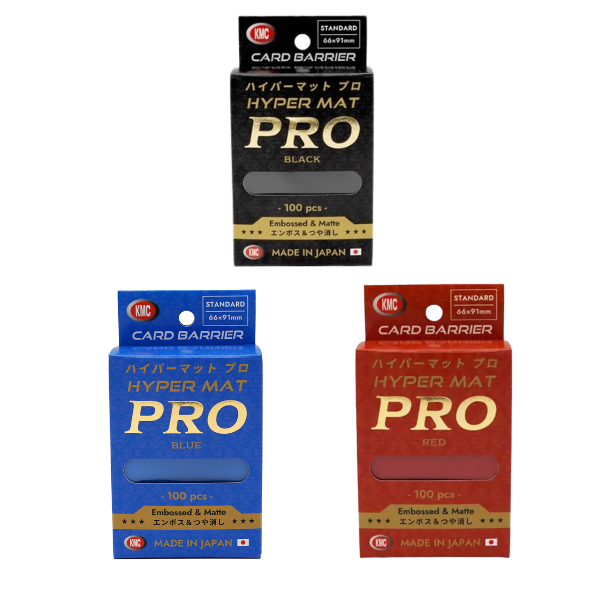 KMC Sleeve Card Barrier "HYPER MAT PRO" Series (100pcs)