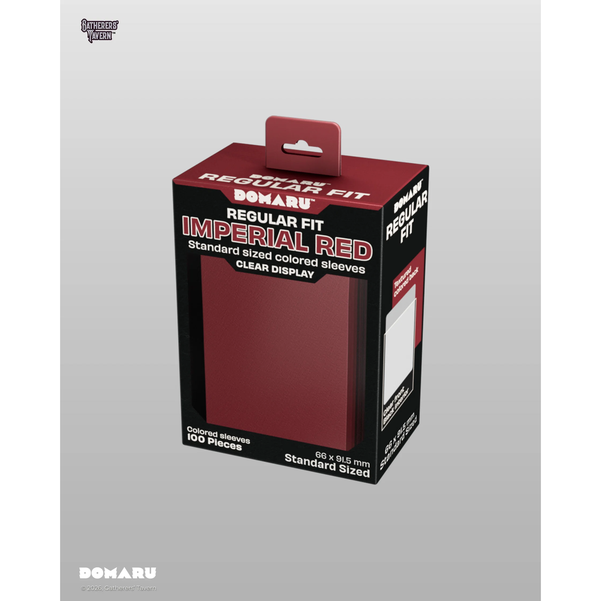 DOMARU Regular Standard Size Fit Sleeves "Imperial Red"