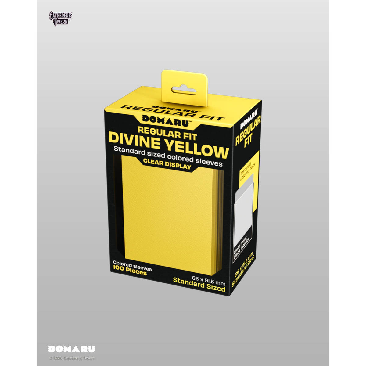 DOMARU Regular Standard Size Fit Sleeves "Divine Yellow"