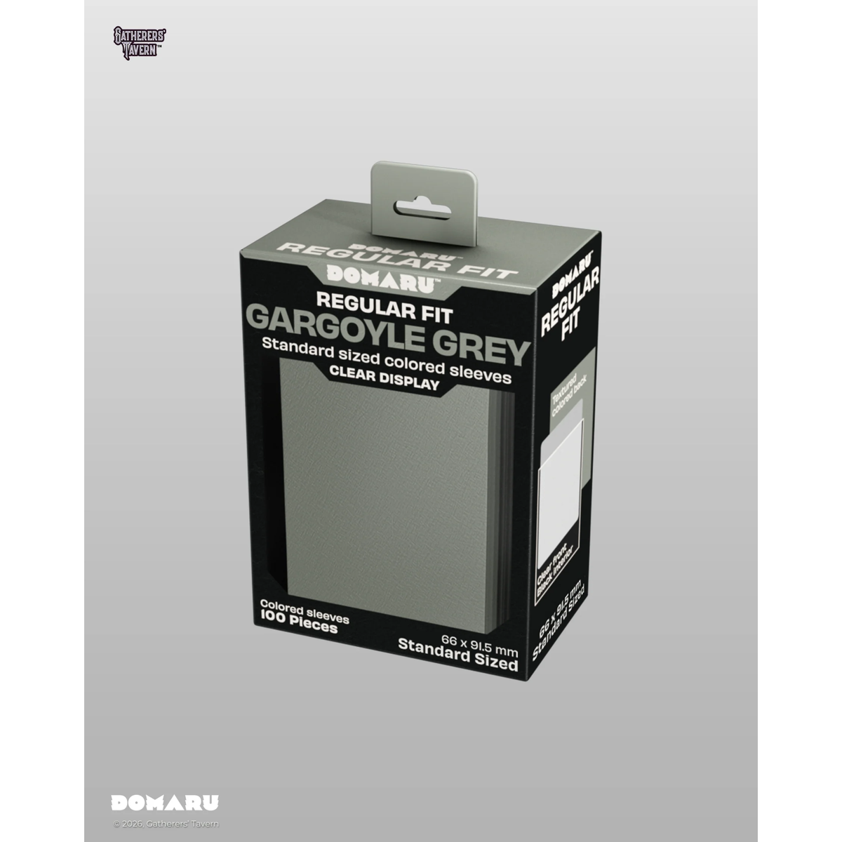 DOMARU Regular Standard Size Fit Sleeves "Gargoyle Grey"
