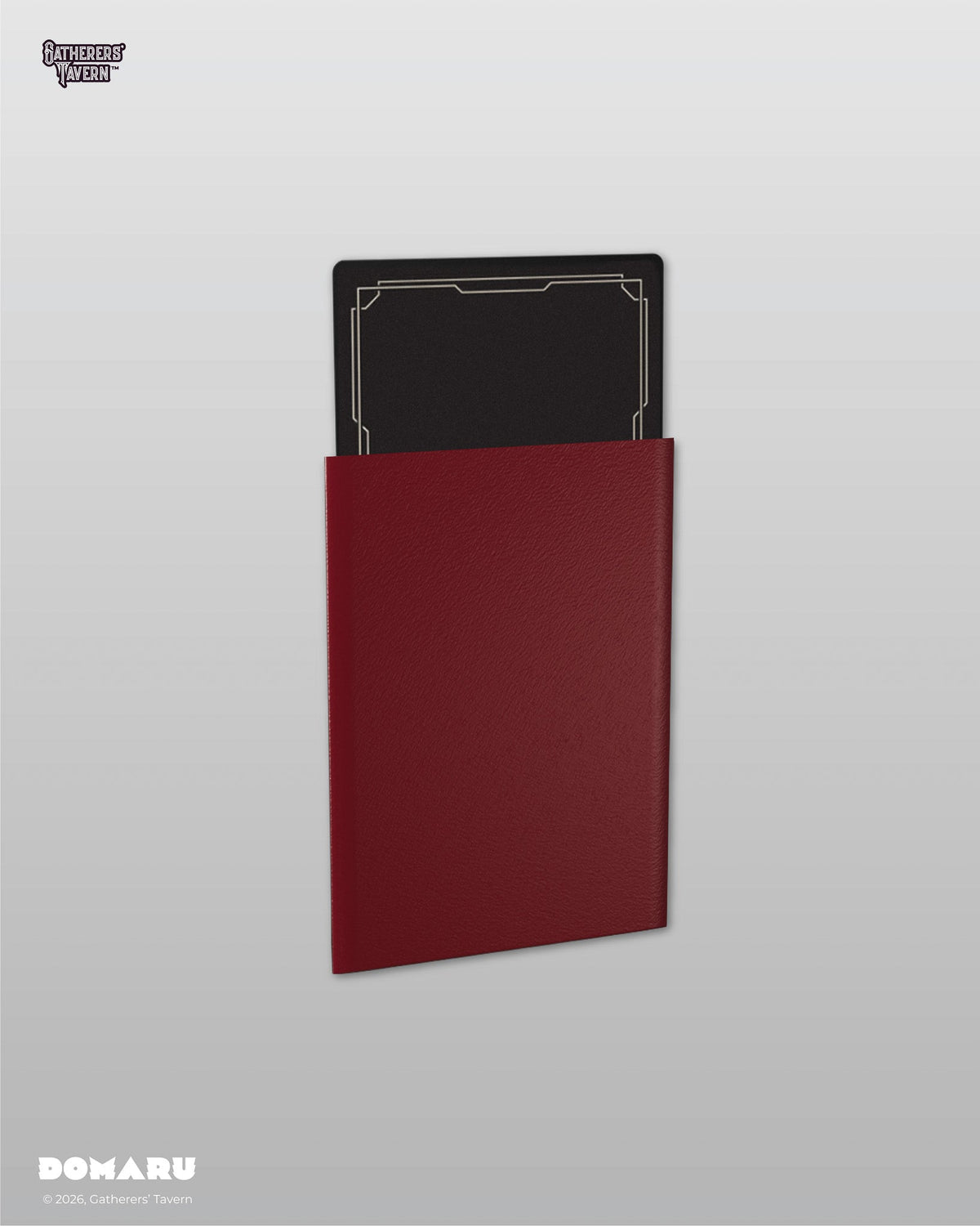 DOMARU Regular Standard Size Fit Sleeves "Imperial Red"