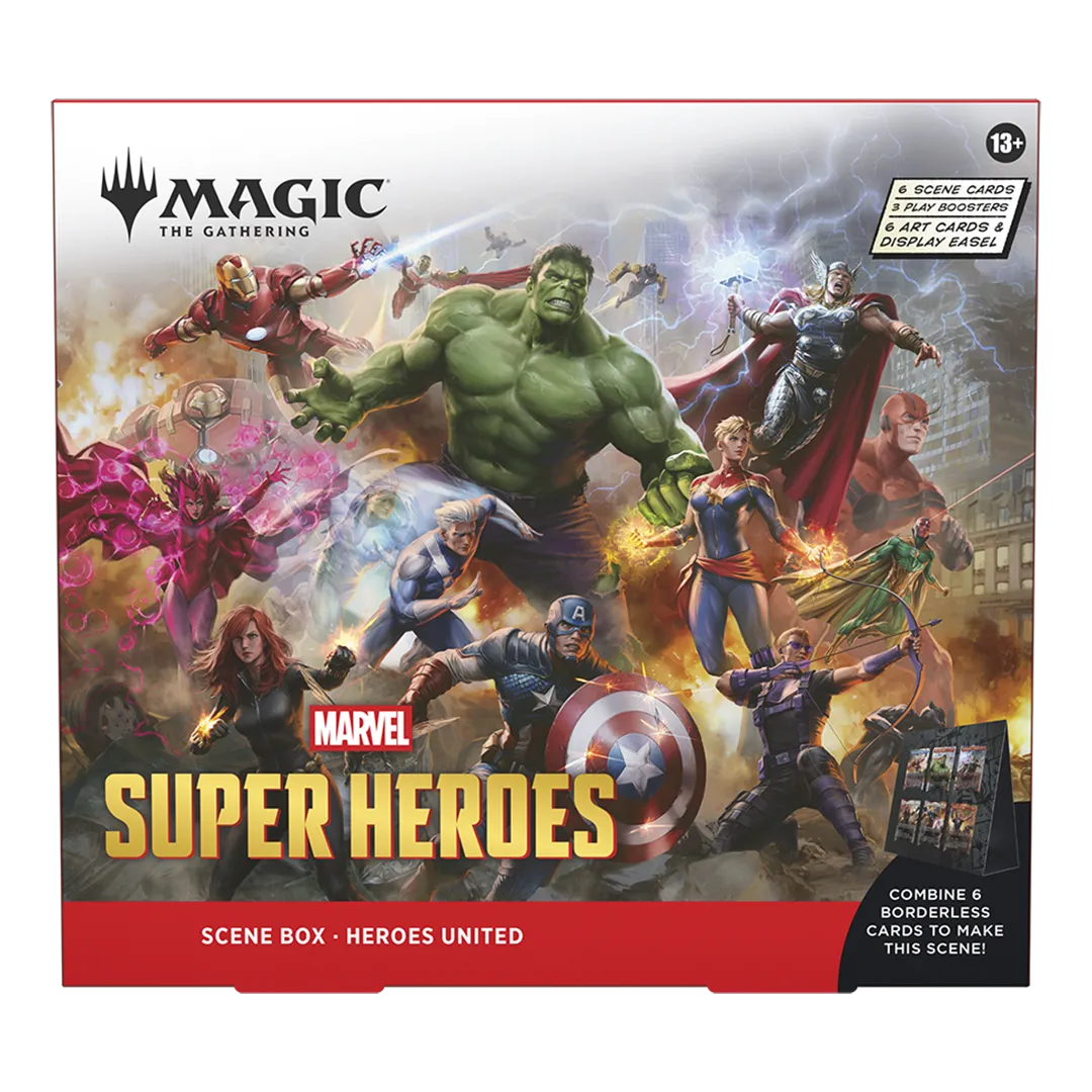 Magic: The Gathering Marvel Super Heroes Scene Box Bundle-Wizards of the Coast-Ace Cards & Collectibles