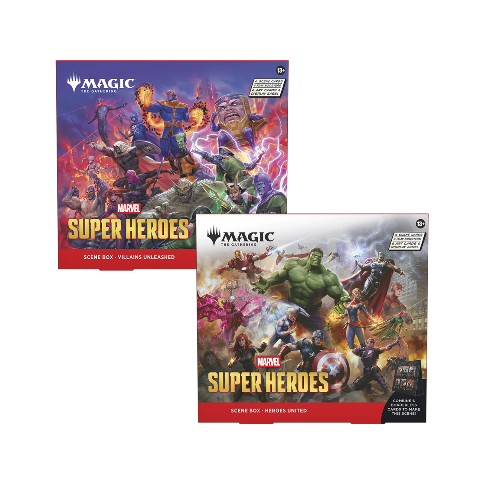 Magic: The Gathering Marvel Super Heroes Scene Box Bundle-Wizards of the Coast-Ace Cards & Collectibles
