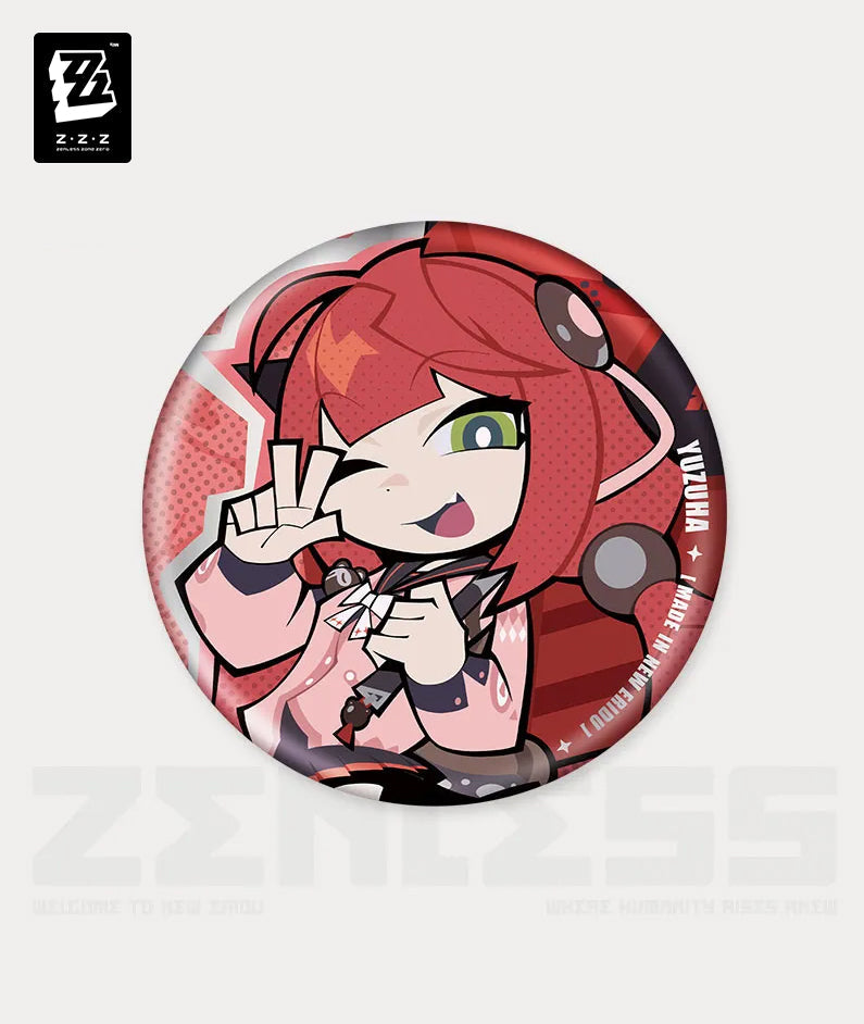 Zenless Zone Zero New Eridu Series Chibi Badge Spook Shack