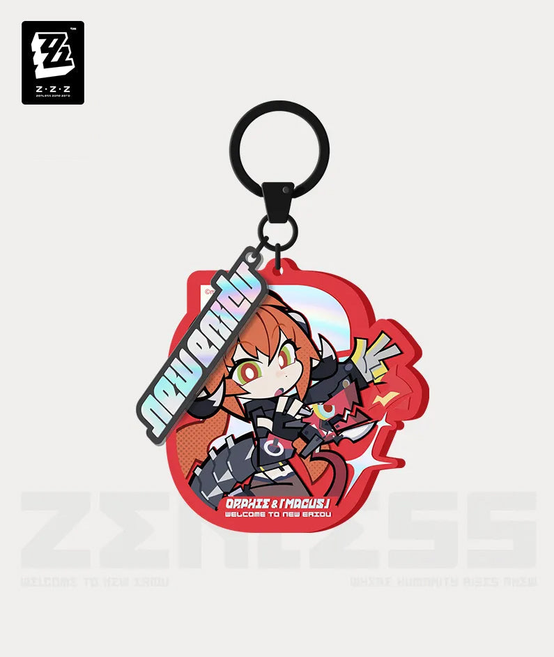 Zenless Zone Zero New Eridu Series Obol Squad Chibi Acrylic Keychain