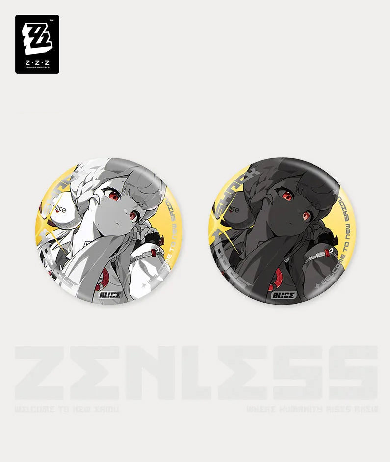 Zenless Zone Zero Cinema Spook Shack Characters Reflective Badge