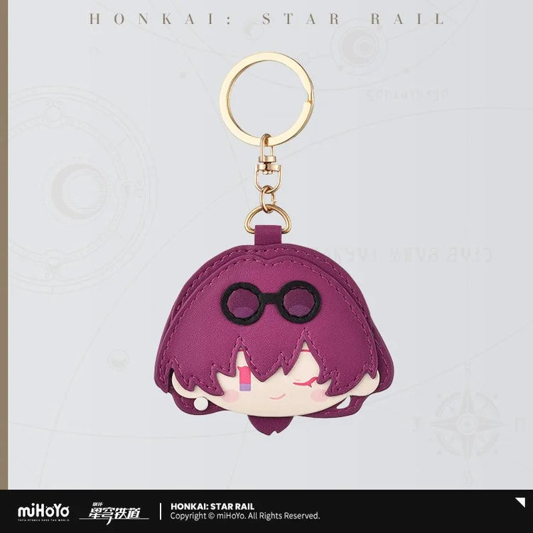 Honkai: Star Rail Chibi Plush Series PU Leather Keychain