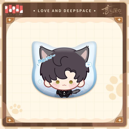 Love and Deepspace Your Cat Misses You Series Chibi Metal Pin