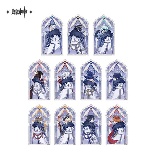 Genshin Impact Frost and Flame Series Translucent Acrylic Standee Blindbox