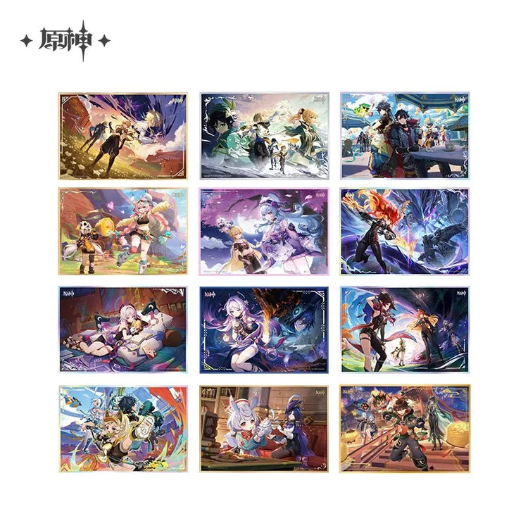 miHoYo Genshin Impact Theme Series Acrylic Shikishi Art Board