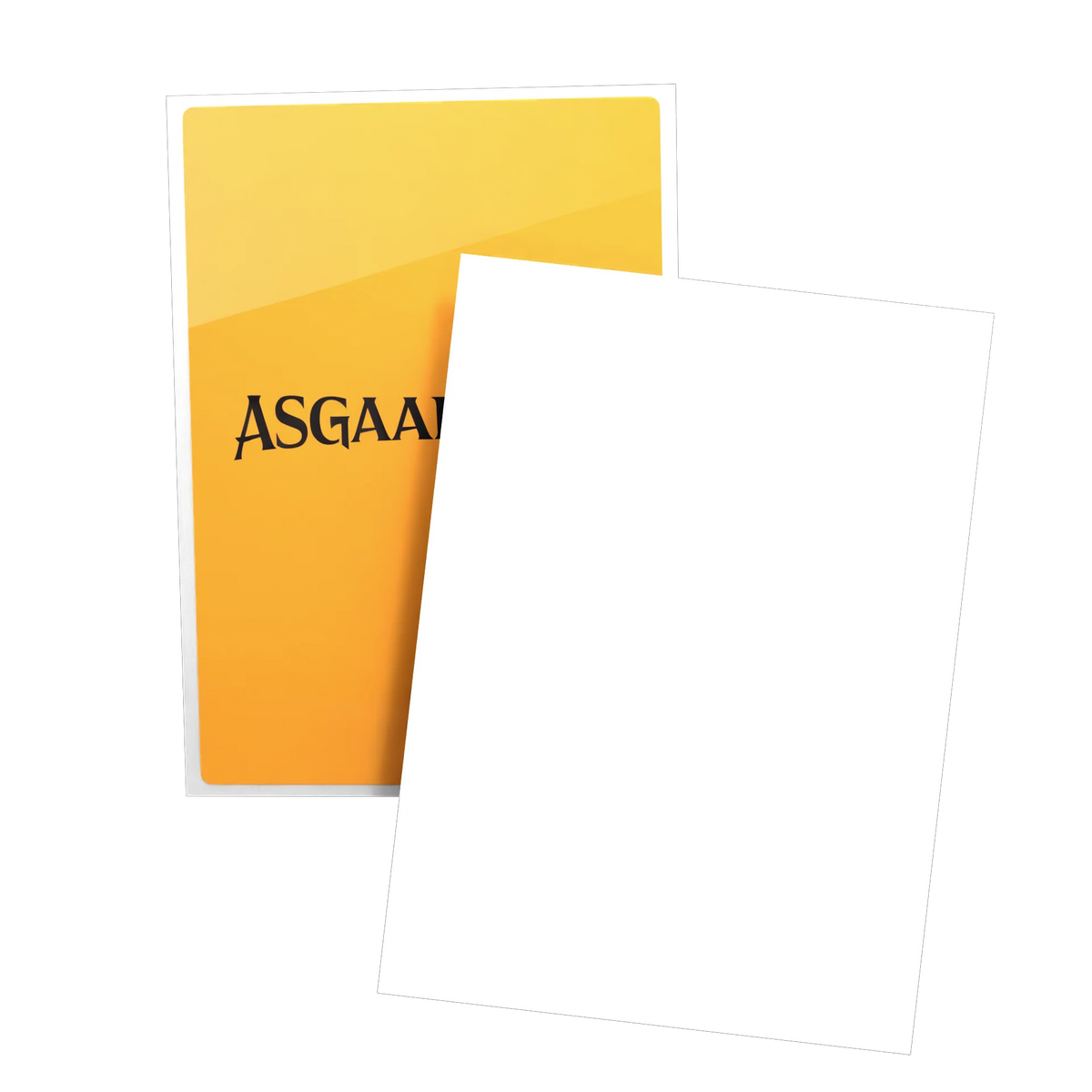 Asgaardian Matte Standard Sleeves – SUN-CHASER SKOLL “Plain White” (104pcs)
