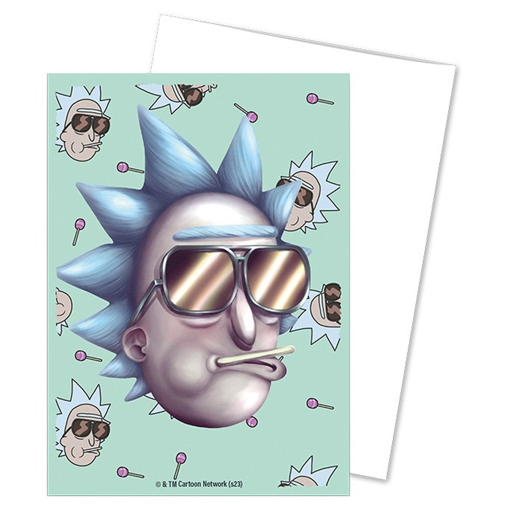 Dragon Shield Brushed Art Sleeves Standard Size 100pcs - Ricky And Morty- &quot;Cool Rick&quot;