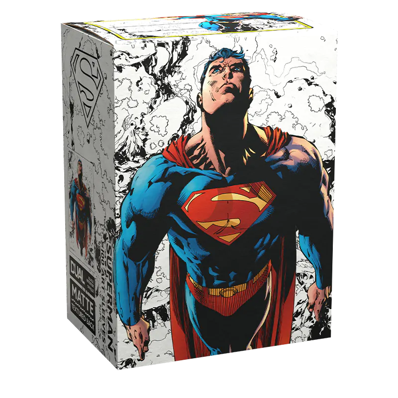 Dragon Shield Dual Matte Art Sleeves &quot;Superman Core (Full Color Variant)&quot; Standard Size 100pcs