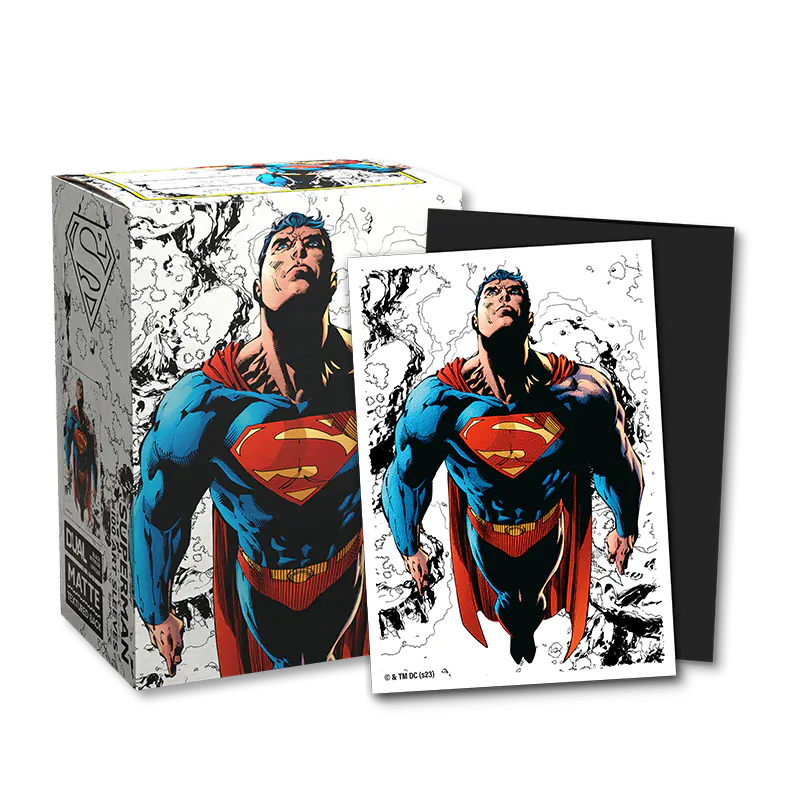 Dragon Shield Dual Matte Art Sleeves &quot;Superman Core (Full Color Variant)&quot; Standard Size 100pcs