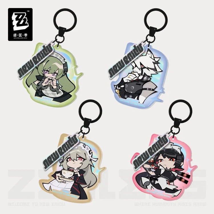 Zenless Zone Zero Victoria Housekeeping Co. Chibi Acrylic Keychain