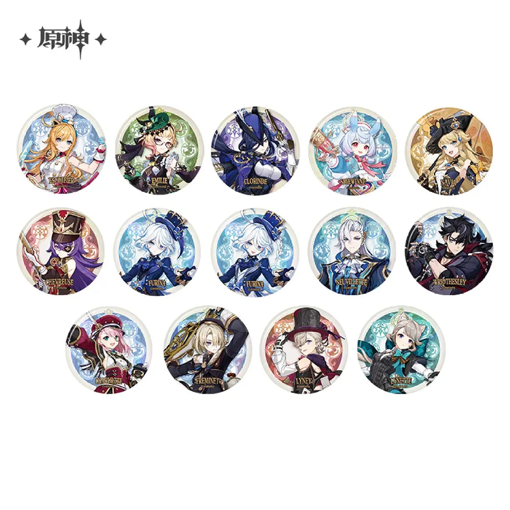 miHoYo Genshin Impact Character Tin Badge Court of Fontaine