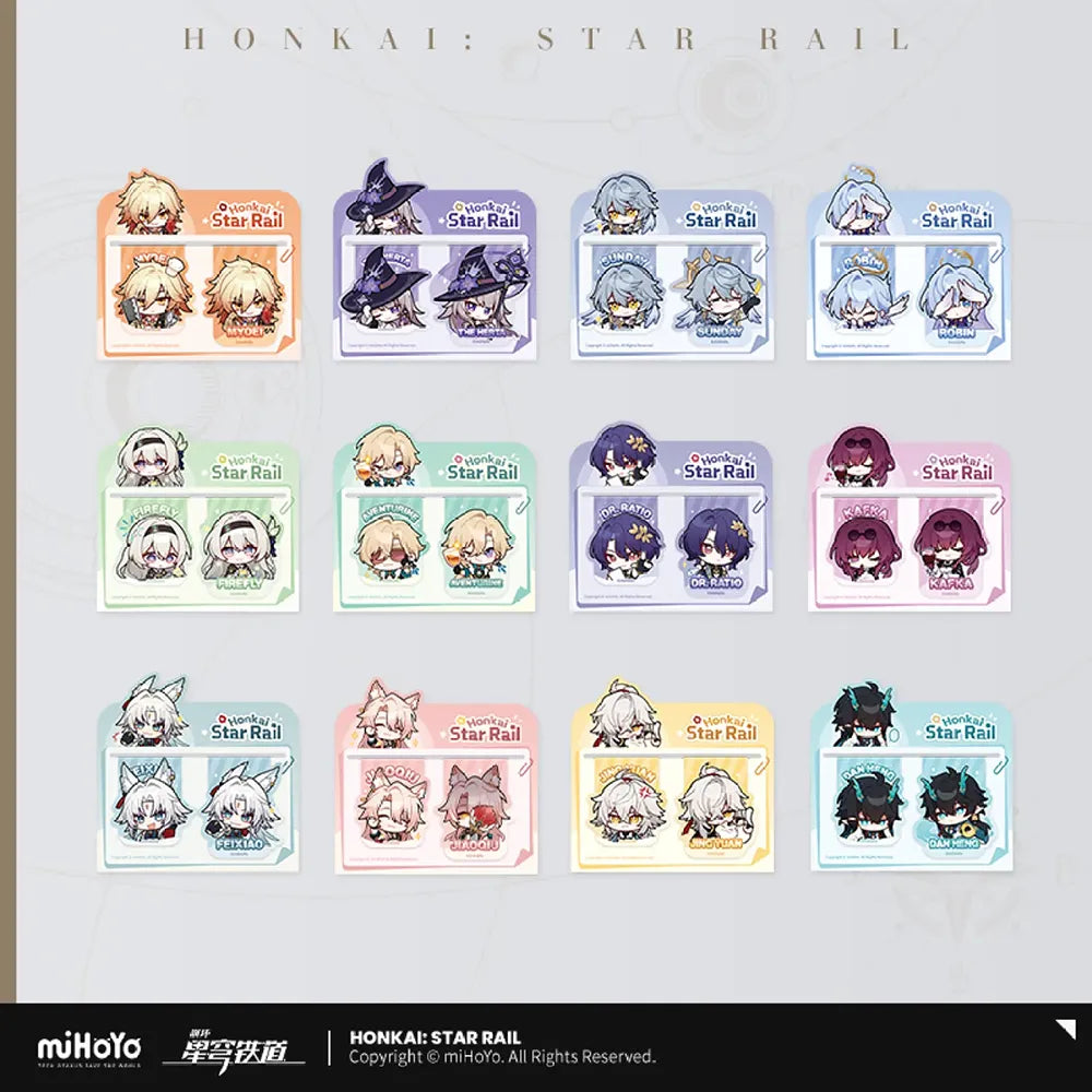 Honkai: Star Rail Pom-Pom Gallery Series Soft Magnetic Bookmark