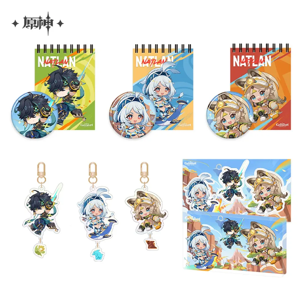 miHoYo Genshin Impact Blaze to Natlan Chibi Merchandise
