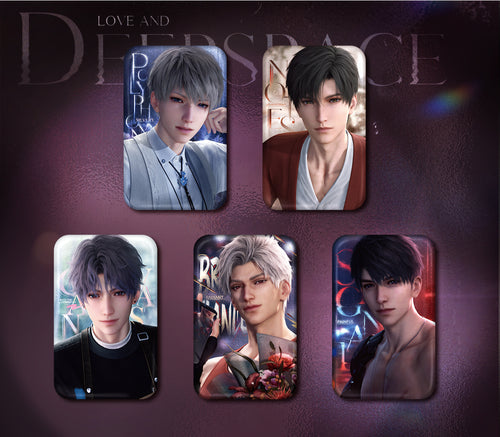 Love and Deepspace Gleaming Moments Series Rectangular Metal Pin