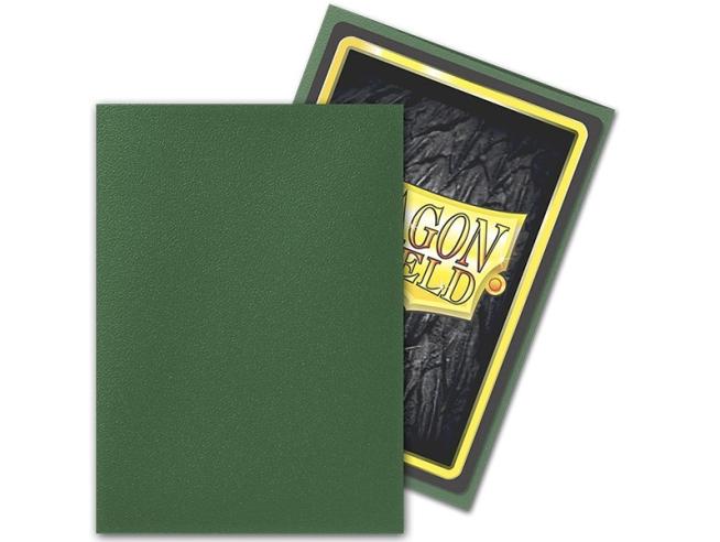 Dragon Shield Standard Deck Protector Matte Sleeves 100pcs - "Forest Green"