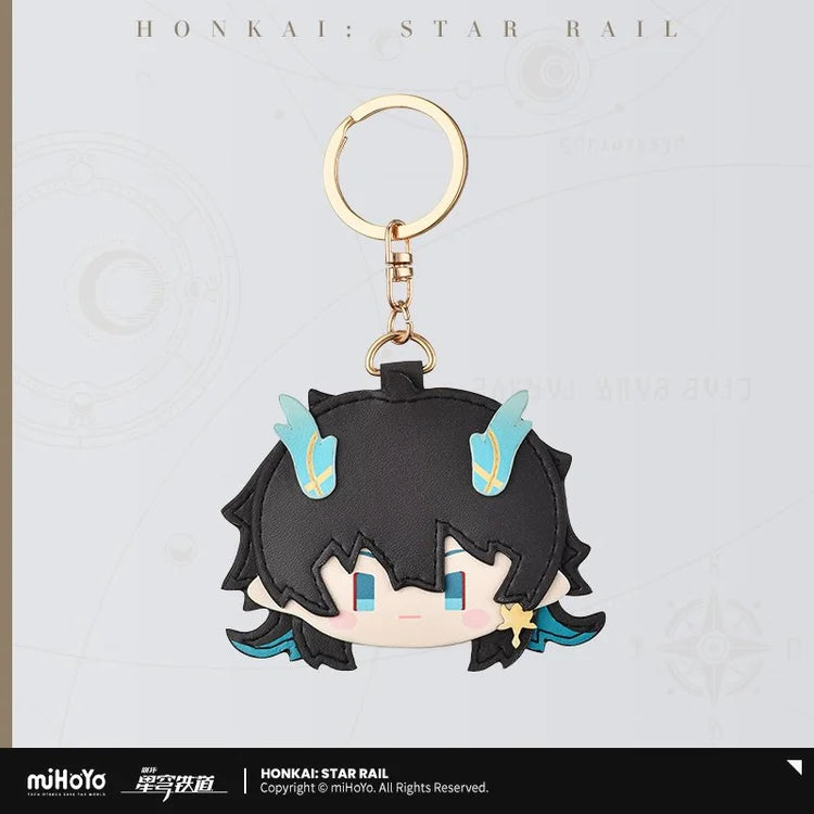 Honkai: Star Rail Chibi Plush Series PU Leather Keychain