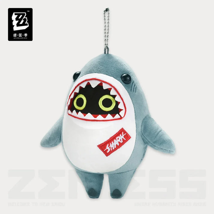Zenless Zone Zero Sharkboo Plushy Keychain