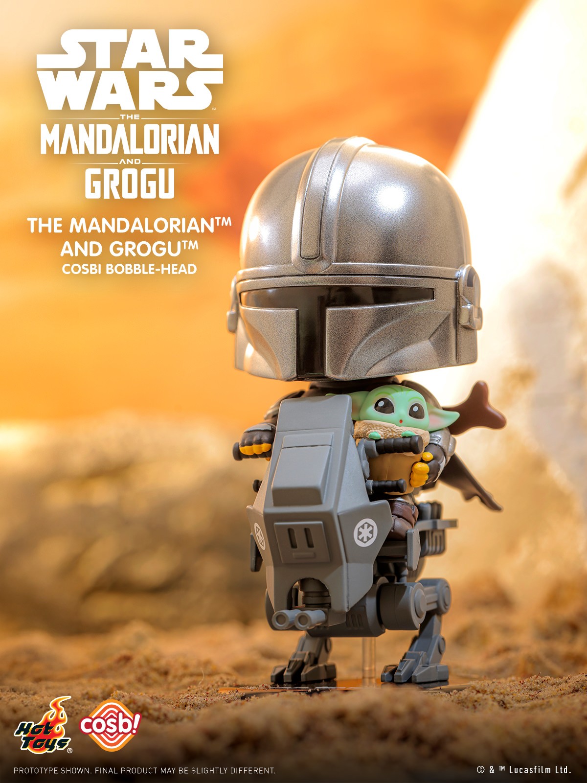 The Mandalorian & Grogu Cosbi Bubble-Head Series