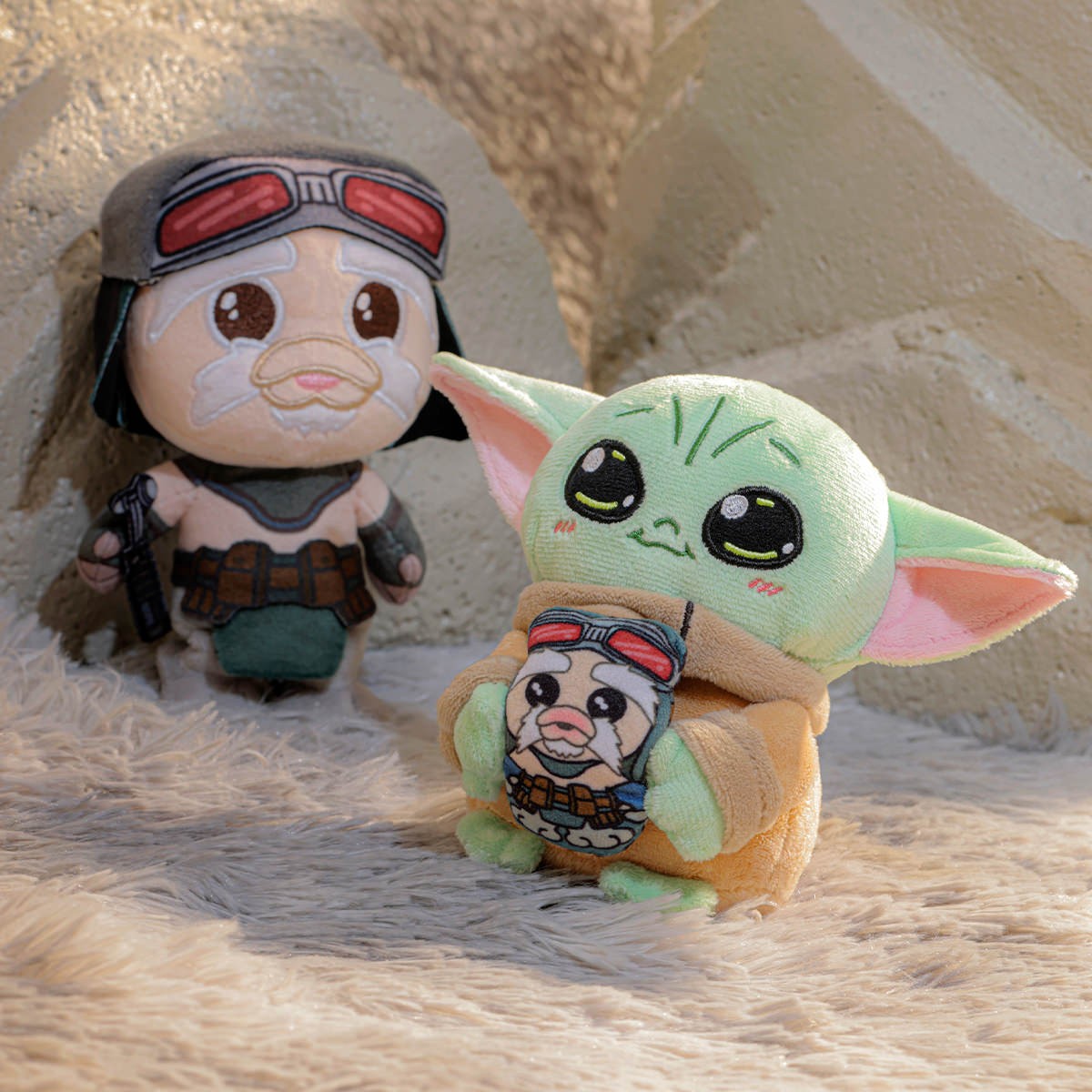 The Mandalorian and Grogu Cosbi Plush Keychain Collection