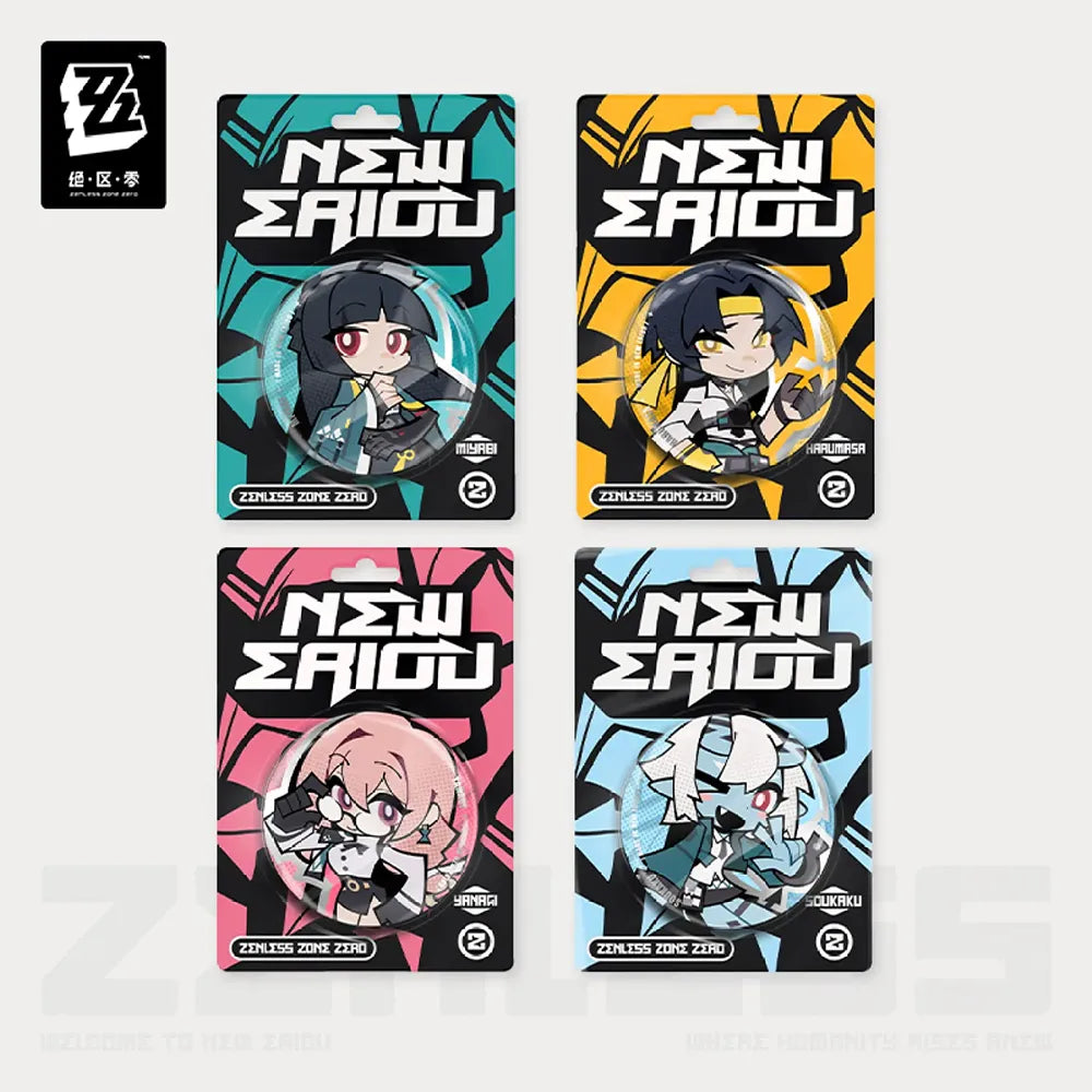 Zenless Zone Zero Ridu Chibi Badge – Hollow Special Operations Section 6