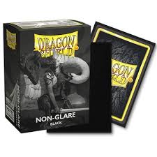 Dragon Shield Sleeve Matte Non-Glare Standard Size 100pcs "Matte Black V2"