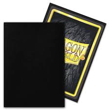 Dragon Shield Sleeve Matte Non-Glare Standard Size 100pcs "Matte Black V2"