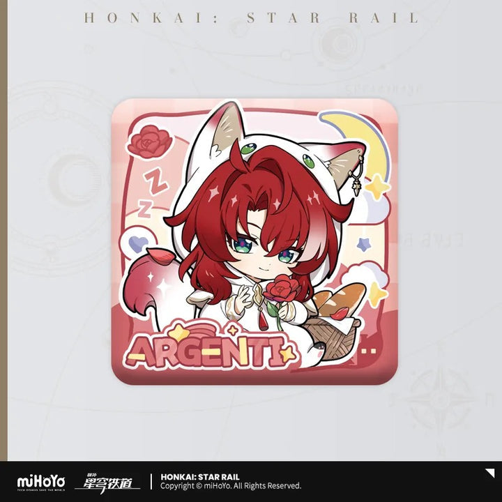 Honkai: Star Rail - Boys Dorm Series Chibi Square Badge miHoYo