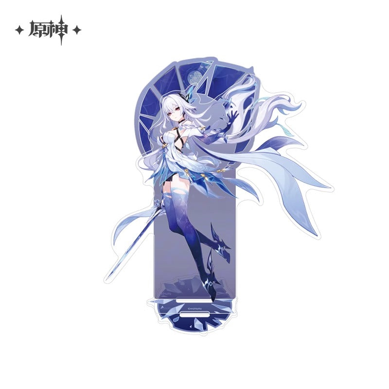 miHoYo Genshin Impact Kyohuchi's Dark Star Series Badge and Acrylic Stand "Skirk"
