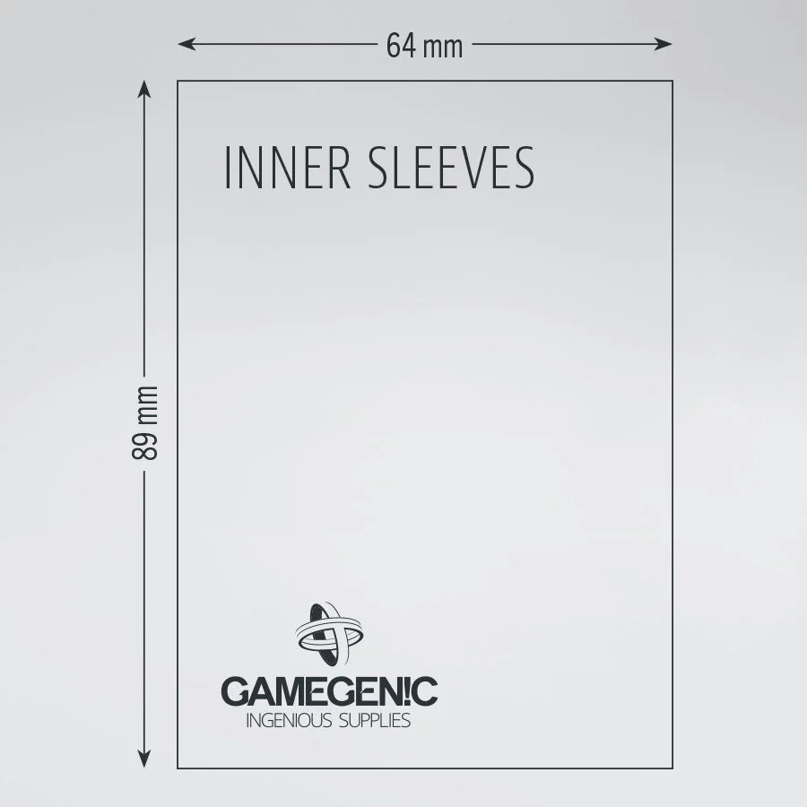 Gamegenic Sleeve Standard Size 100pcs "Inner Sleeves" (NEW 2026)