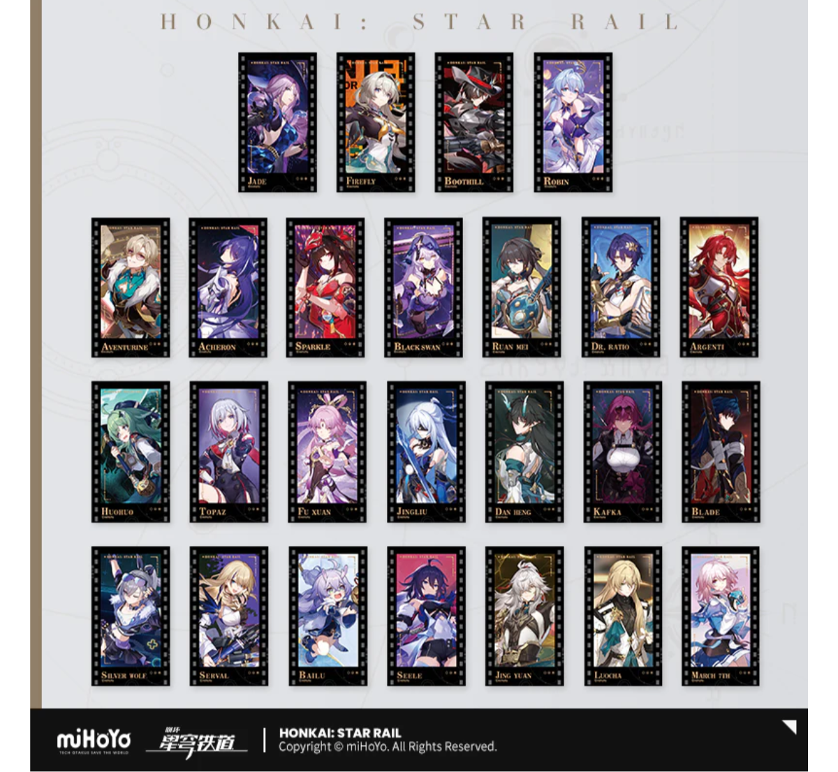 Honkai: Star Rail All-Stars Invite Filmstripe Card-Fu Xuan-miHoYo-Ace Cards & Collectibles