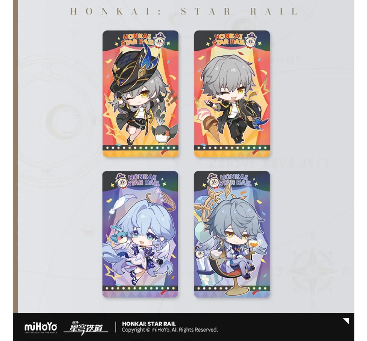 Honkai: Star Rail Autumn Celebration Series "Chibi Collectible Card Set"-miHoYo-Ace Cards & Collectibles
