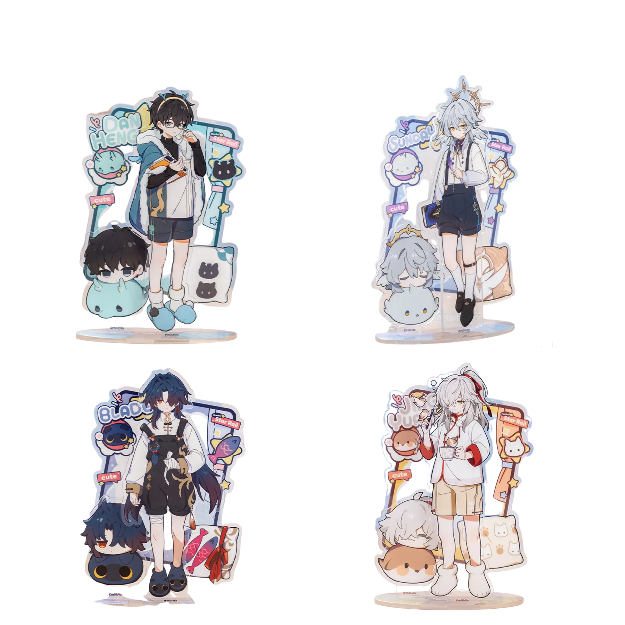 Honkai: Star Rail Boys Dorm Series Acrylic Stand-Jingyuan-miHoYo-Ace Cards & Collectibles