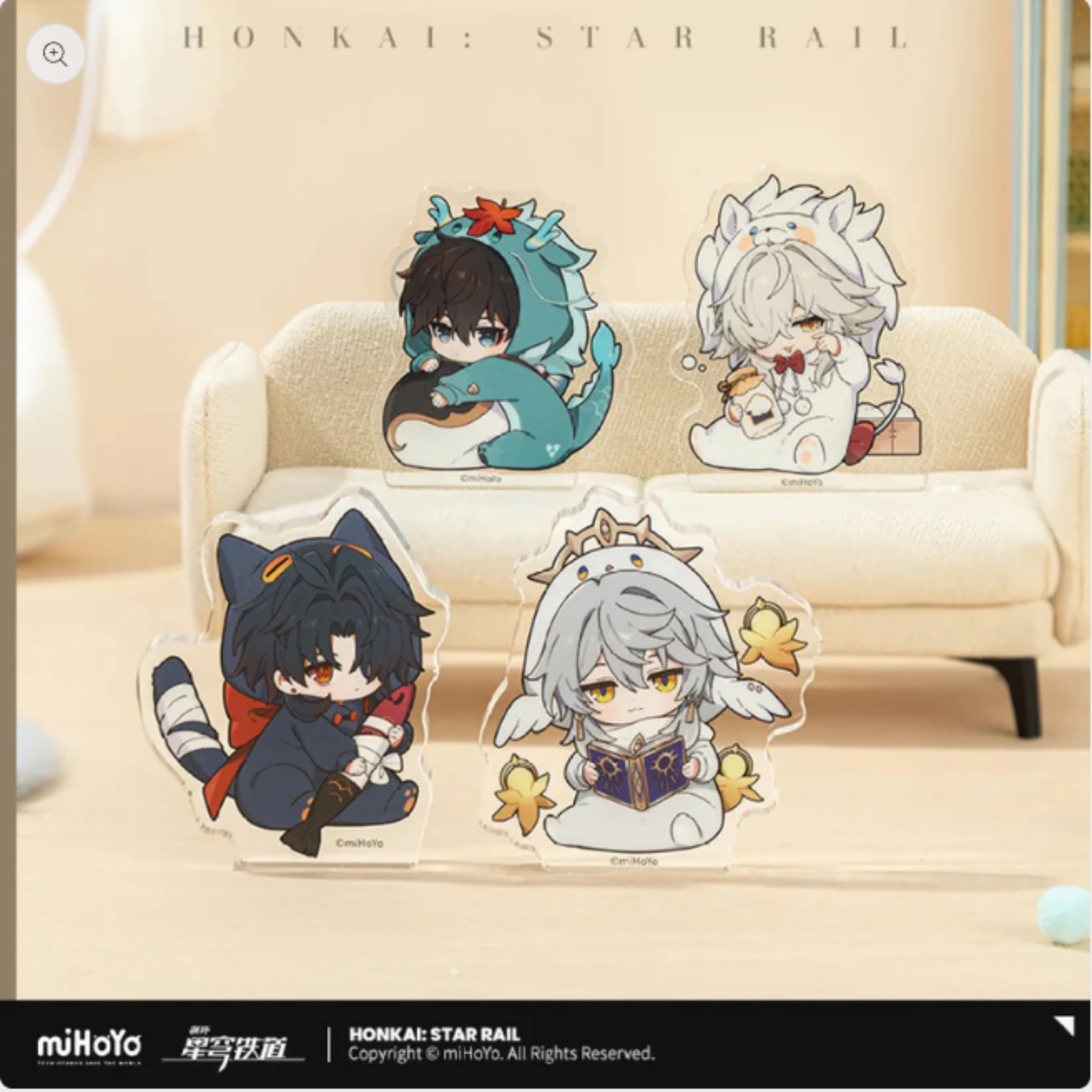 Honkai: Star Rail Boys Dorm Series Mini Acrylic Stand-Jingyuan-miHoYo-Ace Cards & Collectibles